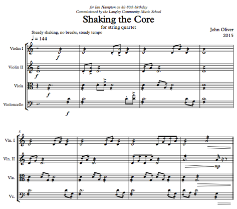 Shaking the Core first page screenshot